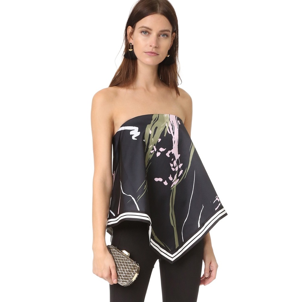 C/MEO COLLECTIVE BEEN THERE SCARF TOP